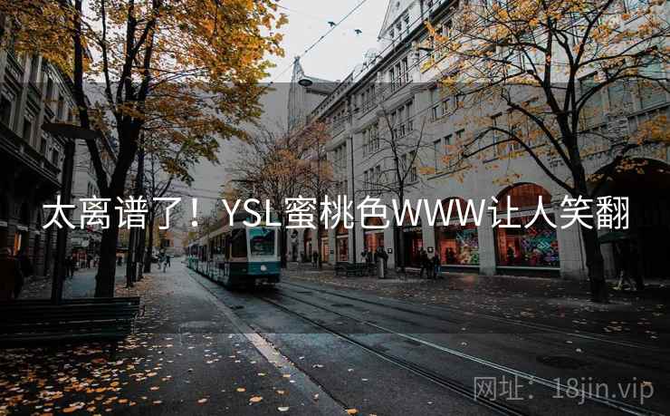 太离谱了！YSL蜜桃色WWW让人笑翻