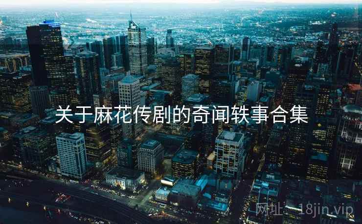 关于麻花传剧的奇闻轶事合集  第2张 关于麻花传剧的奇闻轶事合集  第2张