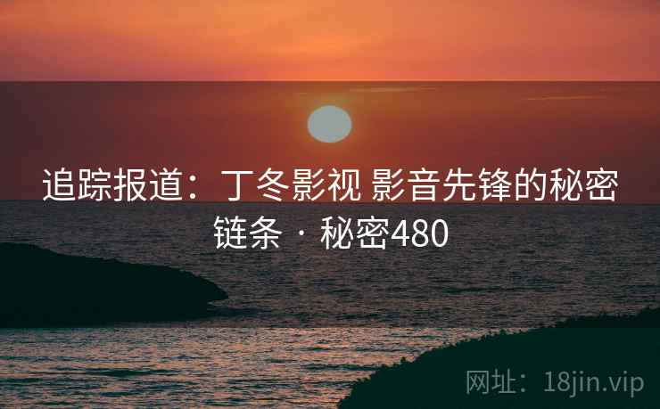 追踪报道：丁冬影视 影音先锋的秘密链条 · 秘密480  第1张